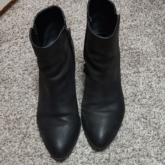 Franco Sarto Black Ankle Booties - Picture 6 of 7